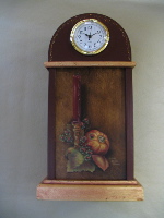 Autumn Still Life Clock-Surface
